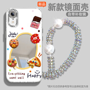 怡楓 適用蘋(píng)果XR手機殼鏡面新款iphone簡(jiǎn)約XS趣味mm豆補妝鏡XSMAX全包防摔女款ipX保護套 鏡面補妝殼-趣味mm豆白-s194 蘋(píng)果XS