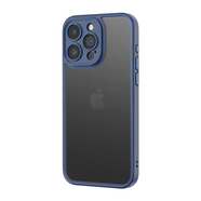 洛克（Rock）Rock適用蘋果15ProMax手機殼新款iPhone15Promax防摔15pro磨砂親 藍色 iPhone 15 Pro Max