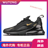 耐克（NIKE）Nike Air Max 270 女鞋櫻花粉氣墊緩震男鞋運(yùn)動(dòng)跑步鞋 AH6789 AH8050-007 黑金 36