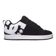 Dcshoecousa男士輕便網(wǎng)眼滑板鞋運(yùn)動板鞋透氣休閑潮牌情侶鞋 BLACK/WHITE 45