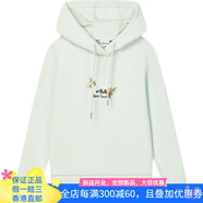 FILA斐樂 x 盧梭 HERITAGE系列 休閑舒適針織長(zhǎng)袖衛(wèi)衣 女款  青苧綠 S