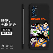 小寸心OPPOReno4手機殼Reno4Pro無(wú)邊框Reno4SE新款半包膚感硬殼裸機手感防摔手機保護套 Reno4Pro經(jīng)典黑-WBK080初代合集