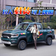 新能源四輪車(chē)皮卡車(chē)電動(dòng)車(chē)老頭樂(lè )成年人低速代步車(chē)無(wú)需駕照家用雙排客貨油電兩用女士小型汽車(chē)全封閉鋰電瓶車(chē) 精英款（3年保修服務(wù)） 最新優(yōu)惠請咨詢(xún)客服