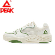 匹克（PEAK）態(tài)極漫行板鞋男夏季新款情侶休閑鞋子網(wǎng)面透氣厚底運動(dòng)鞋女鞋 【男女款網(wǎng)面】帆布白色/綠 35