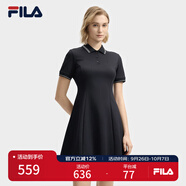 FILA 韓素希同款|斐樂(lè )官方女裝連衣裙2025夏季新款時(shí)尚防曬涼感裙子 傳奇藍-NV L 170/88A/L