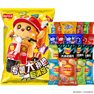 樂事（Lay's）薯片 巨無霸吃貨零食大禮包 肩扛大零食1kg  送女生禮物送小朋友