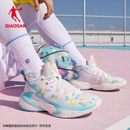 喬丹籃球鞋男運動(dòng)鞋男學(xué)生透氣高幫減震耐磨黑騎士戰靴運動(dòng)籃球鞋 喬丹白/晴空藍XM15230102 42