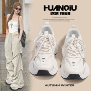 環(huán)球小眾黑色潮流老爹鞋子女2026春季新款爆款百搭休閑厚底運動(dòng)鞋