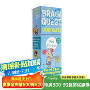 英文原版卡片Brain Quest系列 Preschool Kindergarten/Reading /Math Grade 大腦任務字卡書 學前小學生全科練習閱讀物 Brain Quest 低幼組3
