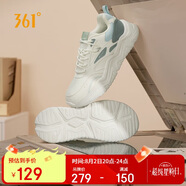 361°運動(dòng)鞋女春季季革面透氣復古厚底休閑老爹鞋子女682446727-1
