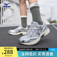 美津濃（MIZUNO）【SPEED 2K】千禧復(fù)古跑鞋男女同款運(yùn)動(dòng)鞋緩震舒適透氣跑步鞋 17/冰川灰 43 (280mm)