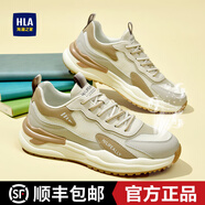 海瀾之家（HLA）男鞋2025夏季男士休閑鞋運(yùn)動鞋輕便透氣軟底網(wǎng)面老爹鞋跑步鞋子男 米色 01【網(wǎng)面透氣款】 40 (250mm) 【標(biāo)準(zhǔn)運(yùn)動鞋碼】