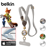 貝爾金（BELKIN）迪士尼系列巧磁百變手機(jī)掛繩 適用于蘋果全包手機(jī)殼 可掛脖可斜挎 長(zhǎng)度可調(diào)節(jié) 瘋狂動(dòng)物城
