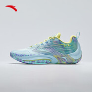 安踏（ANTA）瞬息1 V2迪溫琴佐同款氮科技籃球鞋男2024季新款緩震 冰川藍(lán)/熒光淡綠/淺鳶紫-6 39
