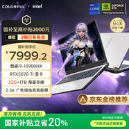 七彩虹（Colorful）隱星P16 Pro 13代酷睿i9 【國家補貼20%】16英寸游戲筆記本電腦(i9-13900HX 32G 1T RTX5070Ti）