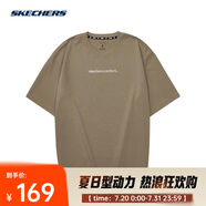 斯凱奇（SKECHERS）中性 針織短袖T恤衫 L124U194-04KK L