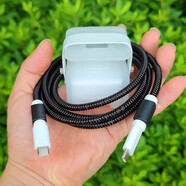 三星（SAMSUNG）機(jī)旺馬蘋果30/35/67/70/140W充電器保護(hù)套macbook電腦air/pro數(shù)據(jù)線繞 35w橫版插頭殼+2米黑色線+防斷
