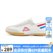 卡帕（Kappa）德訓(xùn)鞋新款情侶男女運(yùn)動鞋輕便休閑鞋復(fù)古阿甘跑鞋 韓國白-012A 35