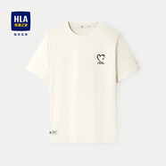 海瀾之家短袖T恤男心潮系列肌理提花刺繡短袖男HNTBJ2W027A