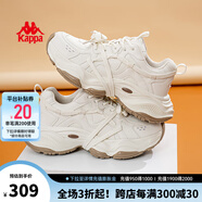 KAPPA卡帕老爹鞋女鞋2025夏季新款潮流百搭情侶休閑鞋復(fù)古運(yùn)動(dòng)鞋子女 白色(37CJ) 38 偏小半碼