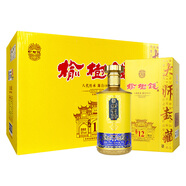 榆樹(shù)錢(qián) 傳承12 濃香型白酒東北純糧酒 52度 500mL 6瓶