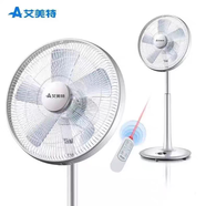 艾美特(Airmate)臺立扇S35108R直流電機升降落地扇14寸臺立扇省電遙控