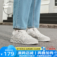 鴻星爾克（ERKE）漫游2男板鞋秋冬軟底增高滑板鞋休閑運動鞋復(fù)古情侶鞋子 蒼野灰/淺灰 39
