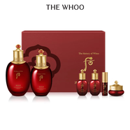 后Whoo津率享紅華凝香平顏禮盒6件套護(hù)膚品套裝七夕情人節(jié)禮物