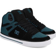 Dcshoecousa純色高幫滑板鞋男DC同款休閑運動潮鞋 Dark Teal/Black 45