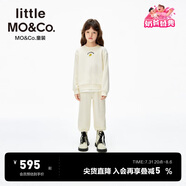 little MO&Co.親子裝 little moco童裝25秋裝新款男女童長(cháng)袖衛衣長(cháng)褲套裝運動(dòng)風(fēng)