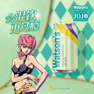 屈臣氏（Watsons）蘇打水莫吉托味低糖0脂飲料汽水330mL*24罐整箱JOJO聯(lián)名