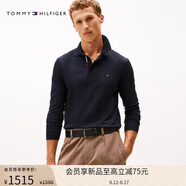 Tommy Hilfiger25新款秋冬男裝商務(wù)休閑小繡標(biāo)合身版長(zhǎng)袖T恤POLO衫41503