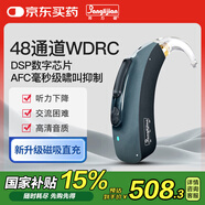 邦力健助聽器老年人中重度聽損耳聾大功率48通道耳背式數字助聽器D-501A