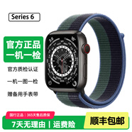 Apple Watch S8二手蘋果手表S9不銹鋼S7鈦金屬鈦合金iwatch S6運動手表S5 S6/鈦金屬/GPS+蜂窩/黑色 表殼尺寸44mm(45mm) 95成新