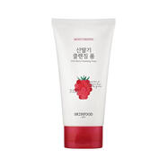 SKIN FOOD SINCE 1957【官方】新款韓國skin food思膚野草莓覆盆子洗面奶 艾草洗面奶 野草莓新款 適合干皮