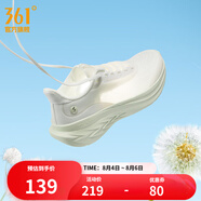 361度女鞋運動(dòng)鞋飛羽3.0夏季新款網(wǎng)面透氣超輕緩震休閑跑步鞋女 羽毛白/蜜瓜綠 38