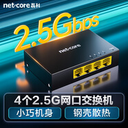 磊科（netcore）GS4 4口2.5G交換機(jī) 家用企業(yè)監(jiān)控網(wǎng)絡(luò)交換器分流器 超千兆網(wǎng)速HUB集線器 支持NAS光貓