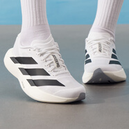 阿迪達斯 （adidas）跑鞋女鞋 2025秋季新款Adizero Evo SL W競速訓練緩震運動跑步鞋 白/一號黑/白208 36