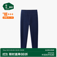 松山棉店【商場(chǎng)同款】自由穿小暖羊兒童打底褲保暖褲男童女童中大童褲子 倍暖小暖羊-深藍(lán) 110 cm