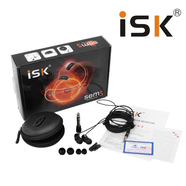 iSK sem5專(zhuān)業(yè)直播耳返耳機長(cháng)線(xiàn)入耳式耳塞手機電腦K歌聲卡音樂(lè )用 sem5黑色