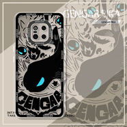 小寸心華為Mate20Pro手機殼華為Mate20X天使眼華為Mate30全包軟硅膠防摔保護套新款鏡頭 Mate20Pro【TS099燈頰雕】