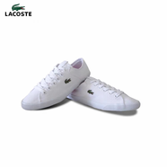LACOSTE法國(guó) 經(jīng)典款香港橡膠鞋休閑透氣系帶百搭帆布鞋 白色21G 7-27SPM107721G 39.5