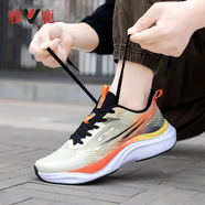 雅鹿yaloo/雅鹿高能感體育運動(dòng)鞋男女同款透氣網(wǎng)面軟彈飛織鞋Y8360.Q 桔色(Y8360) 40