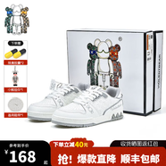 暴力熊（VIOLENTBEAR）男鞋夏季新款透氣低幫板鞋休閑運(yùn)動(dòng)鞋子潮鞋百搭女鞋情侶鞋輕奢潮 白灰色 41