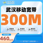 中國(guó)電信湖北電信寬帶武漢移動(dòng)新裝快速低資費(fèi)家庭寬帶高速光纖 武漢移動(dòng)300M/年=460元【包光貓】