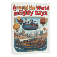 80天環(huán)游地球 Around the World in Eighty Days 英文原版書 世界經典文學名著 中小學生課外閱讀推薦 英語小說