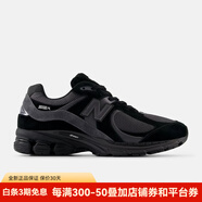 NEW BALANCE新百倫男女跑步鞋 經(jīng)典2002R系列 舒適透氣防滑戶外運(yùn)動(dòng)休閑跑鞋 全黑M2002RBL 42