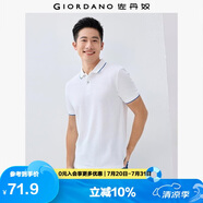 佐丹奴Polo衫男士蜂巢網(wǎng)眼珠地布男翻領(lǐng)上衣polo衫男短袖01011425