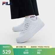斐樂（FILA）官方女鞋TARGA復古板鞋2025春季新款圓盾鞋休閑鞋運動鞋 斐樂白-WT 36
