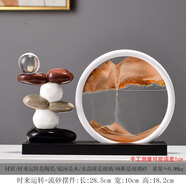 凱梵格輕奢高檔紅酒架擺件創(chuàng)意石時來運轉(zhuǎn)客廳家居玄關(guān)餐邊柜電視酒柜裝 藝術(shù)石流沙畫擺件